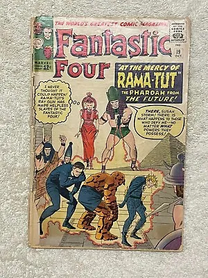 Buy Fantastic Four #19 (RAW 3.0 - MARVEL 1961) 1st Rama-Tut. Stan Lee. Jack Kirby • 198.61£