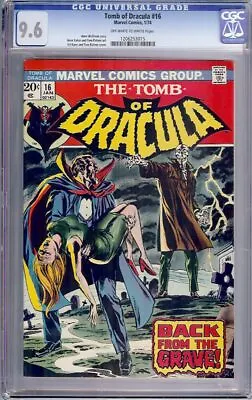 Buy Tomb Of Dracula #16 (Marvel, 1974) CGC 9.6 • 592.96£