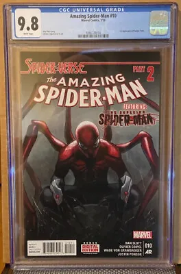 Buy Amazing Spider-man #10 1st Appearance Of Spider-punk Cgc 9.8 White Pages • 158.35£
