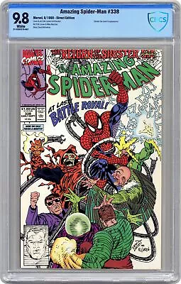 Buy Amazing Spider-Man #338 CBCS 9.8 1990 21-2EDC278-007 • 103.26£