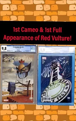 Buy Amazing Spider-Man #592b & 593 CGC 9.8  1st App Cameo/full Of Red Vulture 🦅 • 553.42£