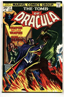 Buy Tomb Of Dracula #21 1973 Horror Marvel Comic Book Nm- • 76.08£