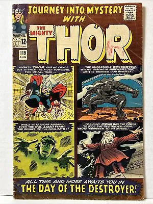 Buy Journey Into Mystery #119 Thor (Marvel 1965) First Hogun Fandral Volstagg *VG* • 35.68£