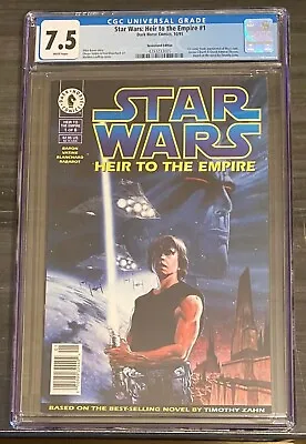Buy Star Wars: Heir To The Empire #1 --- Cgc 7.5! 1st App Admiral Thrawn! Newsstand! • 143.11£