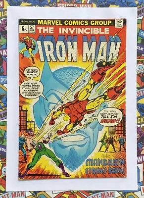 Buy Iron Man #57 - Apr 1973 - Mandarin Appearance! - Fn (6.0) Pence Copy! • 12.99£