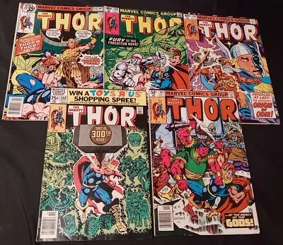 Buy The Mighty Thor Lot Of (5) All Newsstand 276 288 294 300 301 All Vf • 31.66£