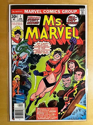 Buy Ms Marvel #1 1977 1st Carol Danvers First Issue Conway John Buscema Key • 31.53£