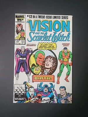 Buy Marvel Vision And The Scarlet Witch #12 1st App Of Wiccan & Speed 1986 *KEY* NEW • 15.76£