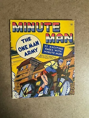 Buy Minute Man - Mighty Midget - 1943 Miniature #12 - Fawcett Comics - (844A) • 34.13£