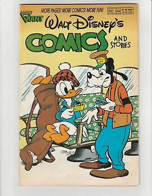 Buy Walt Disney's Comics And Stories #544 (1989) Donald Duck (3.5) Very-Good– (VG-) • 9.37£