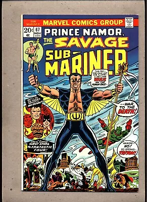 Buy Prince Namor, Sub-mariner #67_november 1973_vf/nm_fantastic Four_bronze Age! • 1.20£