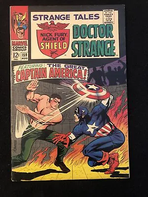 Buy Strange Tales 159 6.5 7.0 Marvel 1967 1st Contessa Battle Cover Nick Fury Pq • 79.15£