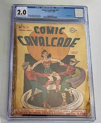 Buy Genuine 1946 Cavalcade #14 - Wonder Woman, Green Lantern, Flash! - DC Comic Book • 339.79£