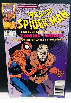 Buy Web Of Spider-man #71 (1985) Newsstand Ed Fn/vf Marvel • 4.95£