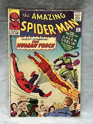 Buy Amazing Spider-Man 17 (1964) Marvel Comics 2nd App Of Green Goblin • 140.75£
