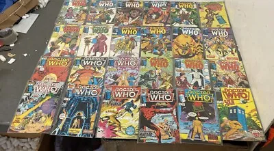 Buy Lot Of 24 Doctor Who Comics 1-23 Run Marvel 1984 1985 Marvel Premiere #57 • 43.35£