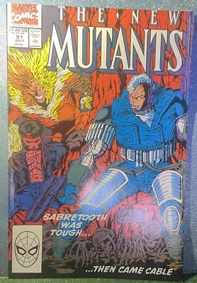 Buy The New Mutants SABRETOOTH WAS TOUGH Number 91 Unread • 2.75£