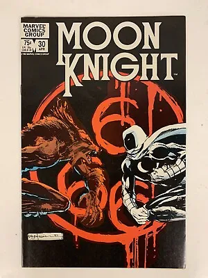 Buy Moon Knight #30 Classic Werewolf By Night Cover Marvel Comics 1983 • 11.85£