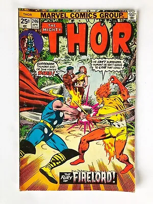 Buy Marvel The Might Thor #246 Battle Of Thor Vs Firelord • 4.79£