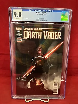 Buy Darth Vader #6 CGC 9.8 Graded 1st Printing 2017 Marvel Comics Star Wars • 61.92£