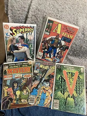 Buy Mixed Lot Of Vintage Mainly 80s Comics A-Team Superboy Spider-Ham V Journey • 11.09£