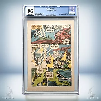 Buy Silver Surfer #3 Page (Marvel Comics 1968) CGC PG | 1st Appearance Of Mephisto! • 45£