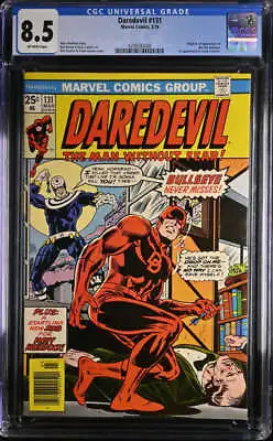 Buy Daredevil #131 Cgc 8.5 Ow Pages // Origin + 1st Appearance Of Bullseye 1976 • 332.46£