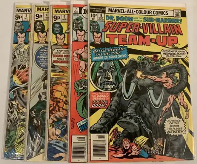 Buy Super Villain Team Up X5 1st Shroud Key Bronze Age Marvel Comics 1975 • 20£