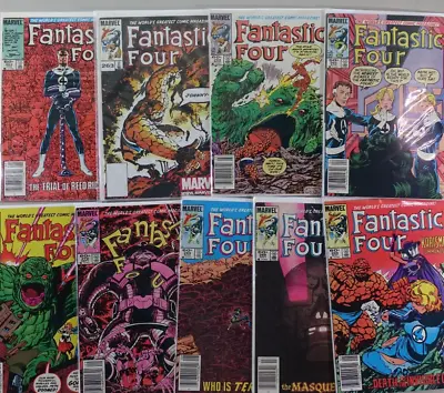 Buy Fantastic Four Comic Lot Of 9 Comic Books #s 262 263 264 265 266 268 269 270 271 • 16.04£