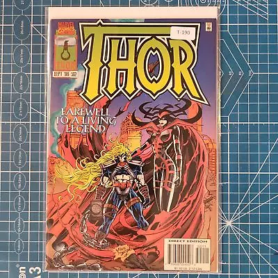 Buy Thor #502 Vol. 1 8.0+ 1st App Marvel Comic Book T-190 • 2.79£