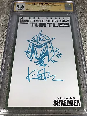Buy Teenage Mutant Ninja Turtles 8 CGC SS 9.6 Shredder Original Art Sketch 11/13 • 281.11£