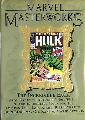 Buy MARVEL MASTERWORKS Vol. 56 The INCREDIBLE HULK Nos. 80-101 Gold Foil Edition. • 135.88£