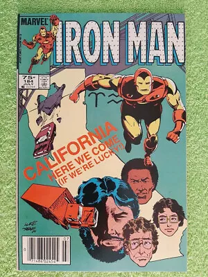 Buy IRON MAN #184 NM Newsstand Canadian Price Variant RD5575 • 5.35£