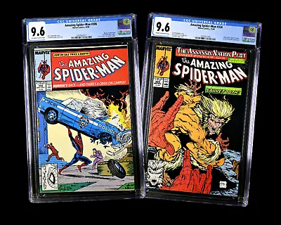 Buy McFarlane SET ~ Amazing Spider-Man #306 #324 ~ CGC 9.6 NM+ WP ~ Action Comics 1 • 157.57£