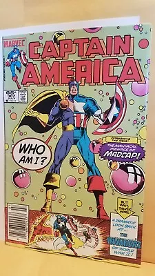 Buy Marvel Comics  Captain America  Issue #307 July 1985 (Newsstand) (VF/VF+) • 23.71£