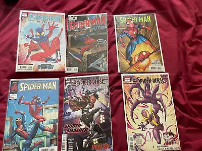 Buy Spider Boy Key Comics Spider Man 7,7,10,11 Edge Of Spider Verse 3,4 6 Comics • 48.75£