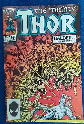 Buy The Mighty Thor #344. 1984 Marvel! 1st Appearance Of Malekith!! 9.4 Nm Quality!! • 11.99£
