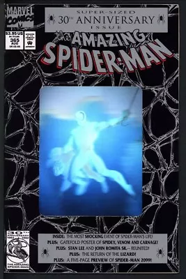 Buy Amazing Spider-Man #365 NEWSSTAND WP 1st App. Spider-Man 2099 (1992) • 24.13£