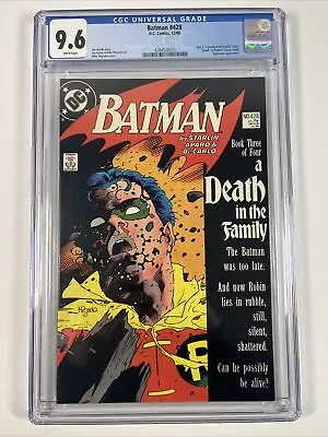 Buy Batman #428 CGC 9.6 (1988) Death Of Jason Todd | DC Comics • 115.81£