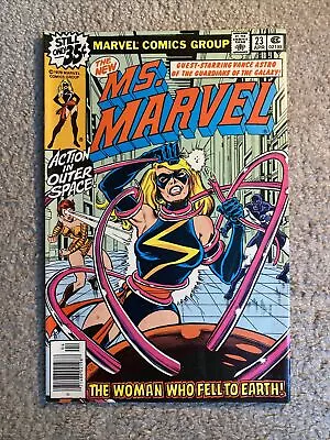 Buy Marvel Comics Ms Marvel #23 Last Issue Key 1979 Woman Who Fell To Earth • 6.29£