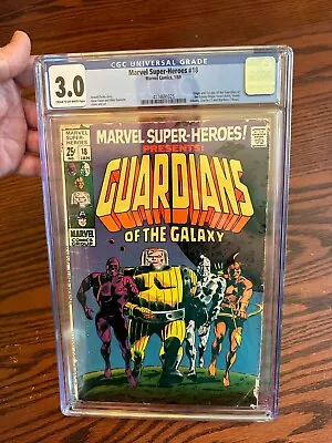 Buy Marvel Super-Heroes 18 (CGC 3.0) 1st Appearance Guardians Of The Galaxy! 1969 • 145.83£