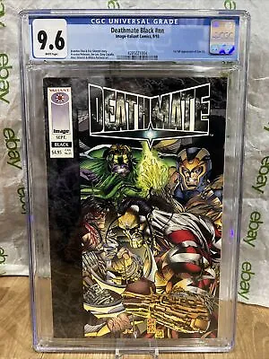 Buy Deathmate Black (Variant-Image 1993) CGC 9.6 White Pages *1st Appearance Gen 13 • 28.02£