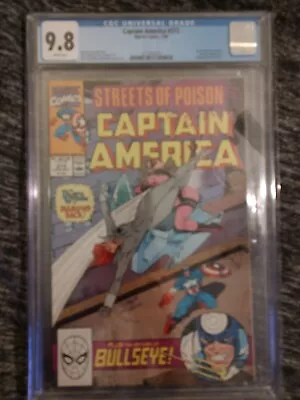 Buy 9.8 CGC CAPTAIN AMERICA 373 Lim Mark Bagley CHEAPEST On EBay Streets Of Poison • 52.02£
