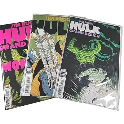Buy LOT OF 3 2022 Hulk World Grand Design Monster #1 Variants A B D  1st ED NM • 25.30£