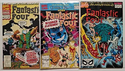 Buy Fantastic 4 Four Annual #22, 25 (#26 SEALED) - SET Marvel 1989 1992 1993 VF/NM • 7.14£