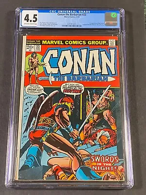 Buy Conan The Barbarian #23 1973 CGC 4.5 4201415001 1st App Red Sonja • 79.67£