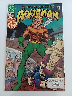 Buy Aquaman #1, DC Comics, Aquaman's 50th Anniversary Year, Dec 1991 • 4.01£