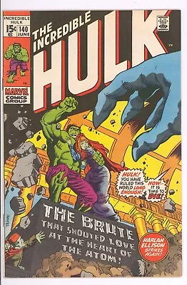 Buy Incredible Hulk #140 Marvel 1971 VF+ 1st Jarella/Sub-Atomic World FREE SHIP • 55.60£