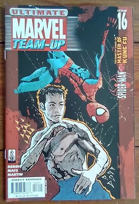 Buy Ultimate Marvel Team-up 16, Spider-man & Shang-chi, Marvel Comics, July 2002, Vf • 5.99£