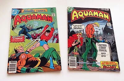 Buy Adventure Comics #452 FN 1977 & Aquaman #62 VF 1978  DC Comics • 75.49£